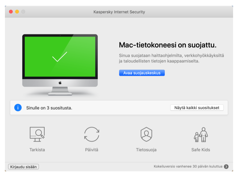 Screenshot of Kaspersky Total Security